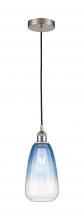 Innovations Lighting 616-1P-SN-G480-6SB - Brookhaven Almond - 1 Light - 6 inch - Brushed Satin Nickel - Cord hung - Mini Pendant