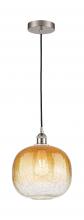 Innovations Lighting 616-1P-SN-G481-10AM - Brookhaven Sphere - 1 Light - 11 inch - Brushed Satin Nickel - Cord hung - Mini Pendant