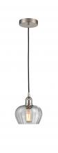 Innovations Lighting 616-1P-SN-G92 - Fenton - 1 Light - 7 inch - Brushed Satin Nickel - Cord hung - Mini Pendant