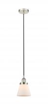 Innovations Lighting 616-1PH-PN-G61 - Cone - 1 Light - 6 inch - Polished Nickel - Cord hung - Mini Pendant