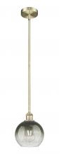 Innovations Lighting 616-1S-AB-G483-8SL - Brookhaven Globe - 1 Light - 8 inch - Antique Brass - Stem hung - Mini Pendant
