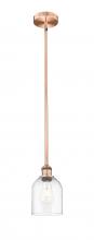 Innovations Lighting 616-1S-AC-G558-6CL - Bella - 1 Light - 6 inch - Antique Copper - Stem hung - Mini Pendant