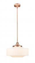 Innovations Lighting 616-1S-AC-G691-16 - Bridgeton - 1 Light - 16 inch - Antique Copper - Stem Hung - Mini Pendant
