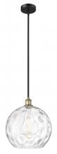 Innovations Lighting 616-1S-BAB-G1215-14 - Athens Water Glass - 1 Light - 13 inch - Black Antique Brass - Stem hung - Pendant