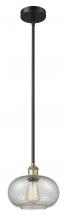 Innovations Lighting 616-1S-BAB-G249 - Gorham - 1 Light - 10 inch - Black Antique Brass - Stem hung - Mini Pendant