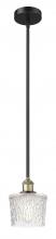 Innovations Lighting 616-1S-BAB-G402 - Niagara - 1 Light - 7 inch - Black Antique Brass - Stem hung - Mini Pendant