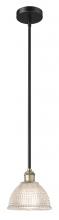 Innovations Lighting 616-1S-BAB-G422 - Arietta - 1 Light - 8 inch - Black Antique Brass - Stem hung - Mini Pendant