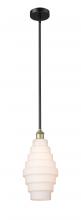 Innovations Lighting 616-1S-BAB-G671-8 - Cascade - 1 Light - 8 inch - Black Antique Brass - Stem hung - Mini Pendant
