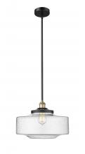 Innovations Lighting 616-1S-BAB-G694-16 - Bridgeton - 1 Light - 16 inch - Black Antique Brass - Stem Hung - Mini Pendant