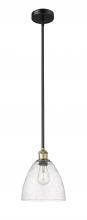 Innovations Lighting 616-1S-BAB-GBD-94 - Bristol - 1 Light - 9 inch - Black Antique Brass - Stem hung - Mini Pendant