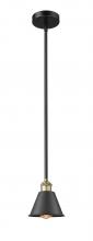 Innovations Lighting 616-1S-BAB-M8 - Smithfield - 1 Light - 7 inch - Black Antique Brass - Stem hung - Mini Pendant
