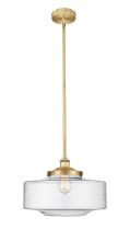 Innovations Lighting 616-1S-BB-G694-16 - Bridgeton - 1 Light - 16 inch - Brushed Brass - Stem Hung - Mini Pendant