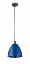 Innovations Lighting 616-1S-OB-MBD-12-BL - Plymouth - 1 Light - 12 inch - Oil Rubbed Bronze - Stem hung - Mini Pendant