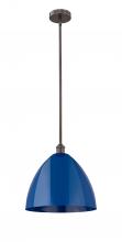 Innovations Lighting 616-1S-OB-MBD-16-BL - Plymouth - 1 Light - 16 inch - Oil Rubbed Bronze - Stem hung - Mini Pendant