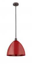 Innovations Lighting 616-1S-OB-MBD-16-RD - Plymouth - 1 Light - 16 inch - Oil Rubbed Bronze - Stem hung - Mini Pendant