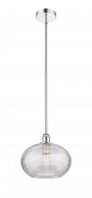 Innovations Lighting 616-1S-PC-G555-12CL - Ithaca - 1 Light - 12 inch - Polished Chrome - Stem hung - Mini Pendant