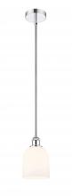Innovations Lighting 616-1S-PC-G558-6GWH - Bella - 1 Light - 6 inch - Polished Chrome - Stem hung - Mini Pendant