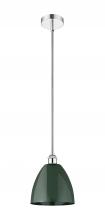 Innovations Lighting 616-1S-PC-MBD-9-GR - Plymouth - 1 Light - 9 inch - Polished Chrome - Stem hung - Mini Pendant
