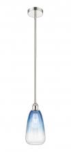 Innovations Lighting 616-1S-PN-G480-6SB - Brookhaven Almond - 1 Light - 6 inch - Polished Nickel - Stem hung - Mini Pendant