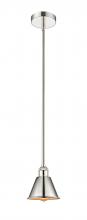 Innovations Lighting 616-1S-PN-M8 - Smithfield - 1 Light - 7 inch - Polished Nickel - Stem hung - Mini Pendant