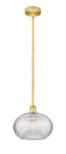 Innovations Lighting 616-1S-SG-G555-12CL - Ithaca - 1 Light - 12 inch - Satin Gold - Stem hung - Mini Pendant