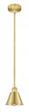 Innovations Lighting 616-1S-SG-M8 - Smithfield - 1 Light - 7 inch - Satin Gold - Stem hung - Mini Pendant