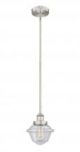 Innovations Lighting 616-1SH-SN-G534 - Oxford - 1 Light - 7 inch - Brushed Satin Nickel - Stem hung - Mini Pendant
