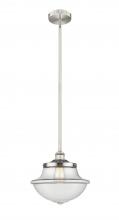 Innovations Lighting 616-1S-SN-G542 - Oxford - 1 Light - 12 inch - Brushed Satin Nickel - Stem hung - Mini Pendant