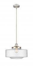 Innovations Lighting 616-1S-SN-G694-16 - Bridgeton - 1 Light - 16 inch - Brushed Satin Nickel - Stem Hung - Mini Pendant