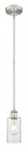 Innovations Lighting 616-1S-SN-G804 - Clymer - 1 Light - 4 inch - Brushed Satin Nickel - Stem hung - Mini Pendant