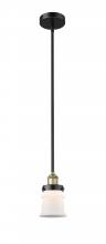 Innovations Lighting 616-1SH-BAB-G181S - Canton - 1 Light - 5 inch - Black Antique Brass - Stem hung - Mini Pendant