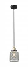 Innovations Lighting 616-1SH-BAB-G262 - Stanton - 1 Light - 6 inch - Black Antique Brass - Stem hung - Mini Pendant
