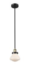 Innovations Lighting 616-1SH-BAB-G321 - Olean - 1 Light - 7 inch - Black Antique Brass - Stem hung - Mini Pendant