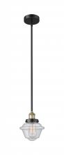 Innovations Lighting 616-1SH-BAB-G534 - Oxford - 1 Light - 7 inch - Black Antique Brass - Stem hung - Mini Pendant