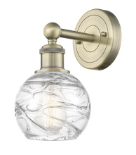Innovations Lighting 616-1W-AB-G1213-6CL - Athens Deco Swirl - 1 Light - 6 inch - Antique Brass - Sconce