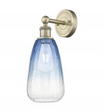 Innovations Lighting 616-1W-AB-G480-6SB - Brookhaven Almond - 1 Light - 6 inch - Antique Brass - Sconce