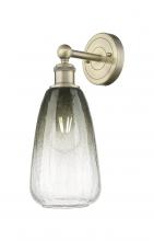 Innovations Lighting 616-1W-AB-G480-6SL - Brookhaven Almond - 1 Light - 6 inch - Antique Brass - Sconce