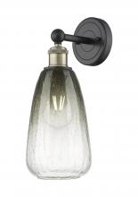 Innovations Lighting 616-1W-BAB-G480-6SL - Brookhaven Almond - 1 Light - 6 inch - Black Antique Brass - Sconce