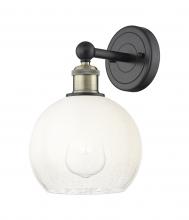 Innovations Lighting 616-1W-BAB-G483-8OP - Brookhaven Globe - 1 Light - 8 inch - Black Antique Brass - Sconce