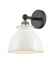 Innovations Lighting 616-1W-BAB-M14-W - Adirondack - 1 Light - 8 inch - Black Antique Brass - Sconce