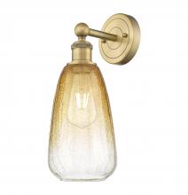 Innovations Lighting 616-1W-BB-G480-6AM - Brookhaven Almond - 1 Light - 6 inch - Brushed Brass - Sconce