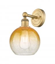 Innovations Lighting 616-1W-BB-G483-8AM - Brookhaven Globe - 1 Light - 8 inch - Brushed Brass - Sconce