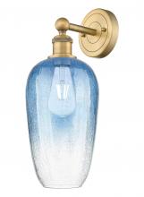 Innovations Lighting 616-1W-BB-G484-7SB - Brookhaven Flute - 1 Light - 7 inch - Brushed Brass - Sconce