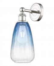 Innovations Lighting 616-1W-PN-G480-6SB - Brookhaven Almond - 1 Light - 6 inch - Polished Nickel - Sconce