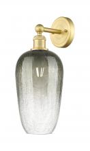 Innovations Lighting 616-1W-SG-G484-7SL - Brookhaven Flute - 1 Light - 7 inch - Satin Gold - Sconce