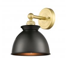 Innovations Lighting 616-1W-SG-M14-BK - Adirondack - 1 Light - 8 inch - Satin Gold - Sconce