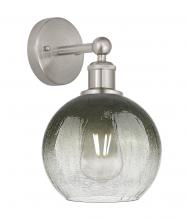 Innovations Lighting 616-1W-SN-G483-8SL - Brookhaven Globe - 1 Light - 8 inch - Brushed Satin Nickel - Sconce