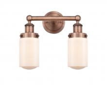 Innovations Lighting 616-2W-AC-G311 - Dover - 2 Light - 14 inch - Antique Copper - Bath Vanity Light