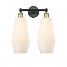 Innovations Lighting 616-2W-BAB-G681-7 - Windham - 2 Light - 16 inch - Black Antique Brass - Bath Vanity Light