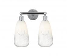 Innovations Lighting 616-2W-PC-G480-6AM - Brookhaven Almond - 2 Light - 15 inch - Polished Chrome - Bath Vanity Light